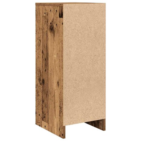 Dressoir 29,5x34x76 cm bewerkt hout oud houtkleurig 8