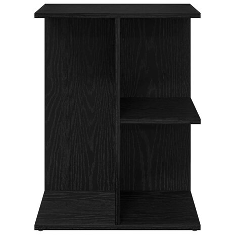 Nachtkastje 46,5x29x61 cm bewerkt hout zwart eikenkleurig 4
