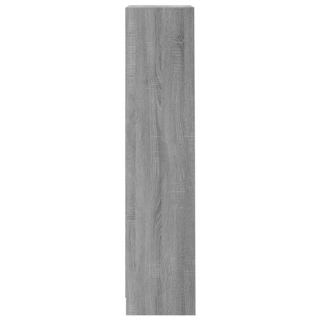 Boekenkast 40x24x109 cm bewerkt hout grijs sonoma eikenkleurig 6