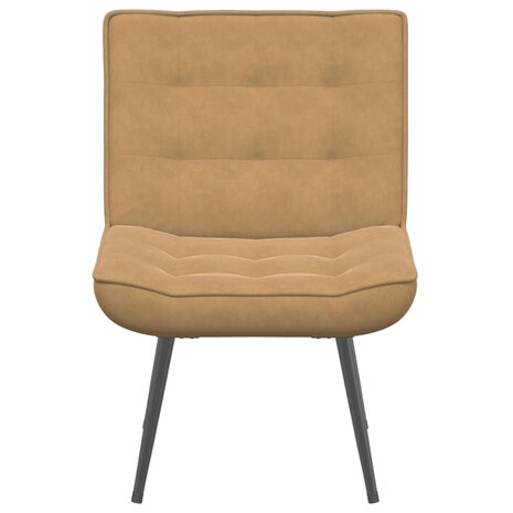 Relaxstoel 64x74x84 cm fluweel bruin 4
