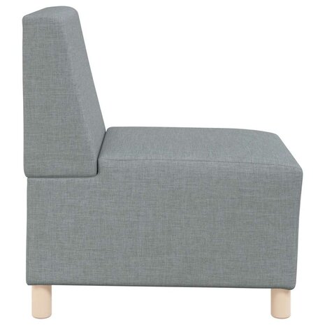 Fauteuil 55 cm stof lichtgrijs 5