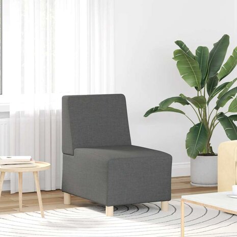 Fauteuil 55 cm stof donkergrijs 1