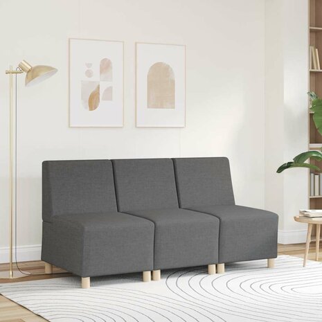 Fauteuil 55 cm stof donkergrijs 3