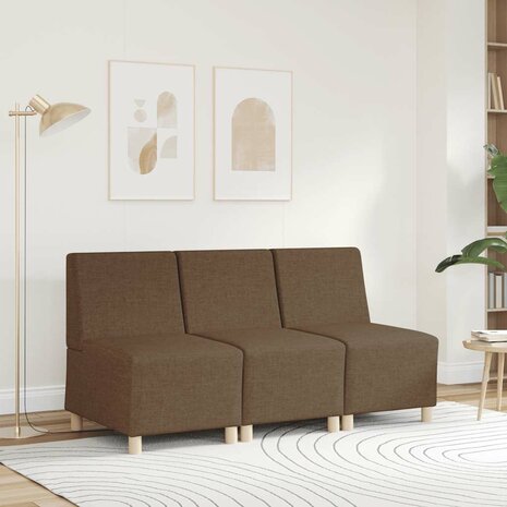 Fauteuil 55 cm stof bruin 3