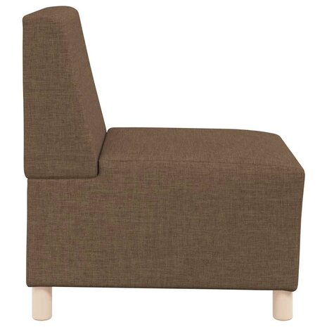 Fauteuil 55 cm stof bruin 5