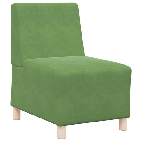 Fauteuil 55 cm fluweel lichtgroen 2