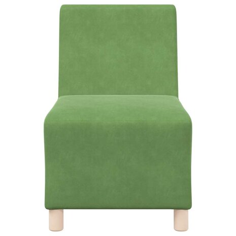 Fauteuil 55 cm fluweel lichtgroen 4