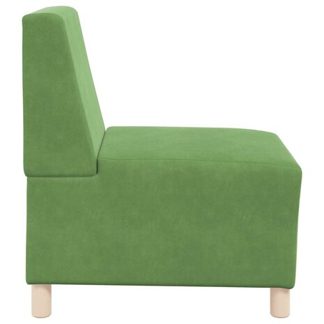 Fauteuil 55 cm fluweel lichtgroen 5