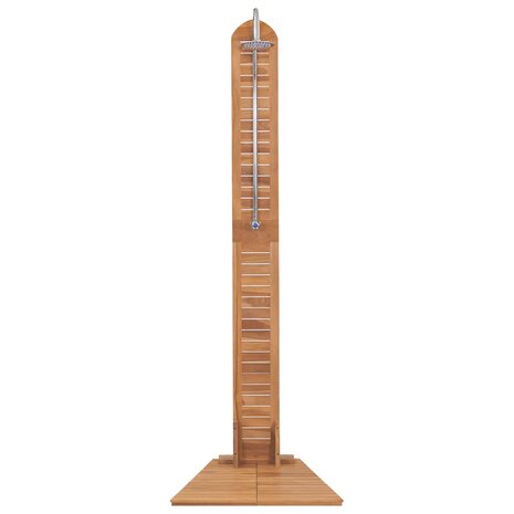 Buitendouche 70x75x204 cm massief teakhout 4