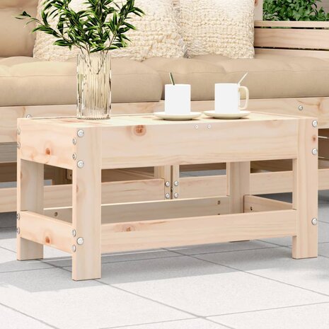 Tuinvoetenbank 62x30x32 cm massief grenenhout 1