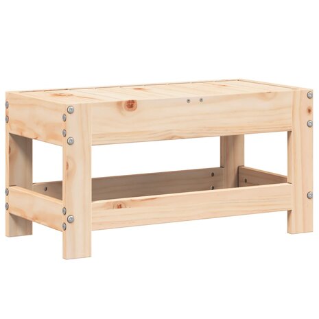 Tuinvoetenbank 62x30x32 cm massief grenenhout 2