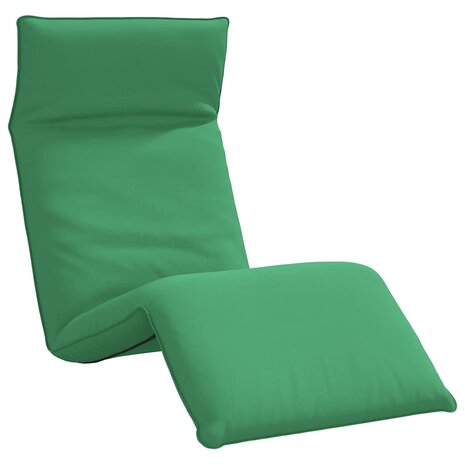 Ligstoel inklapbaar 175x54x8,5 cm oxford stof groen 2