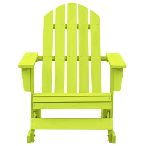 Schommelstoel Adirondack massief vurenhout groen 2