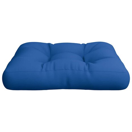Palletkussen 58x58x10 cm stof blauw 4