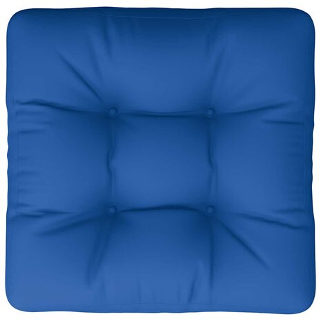 Palletkussen 58x58x10 cm stof blauw 6