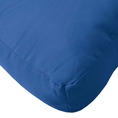 Palletkussen 58x58x10 cm stof blauw 8