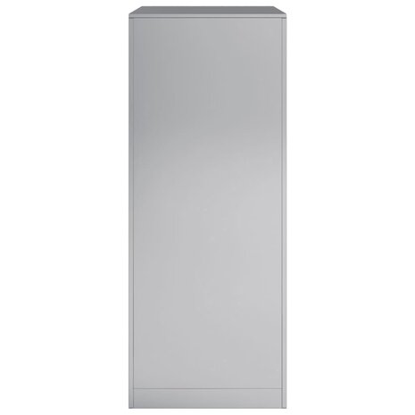 Haardhoutrek 60x40x100 cm gegalvaniseerd staal 5