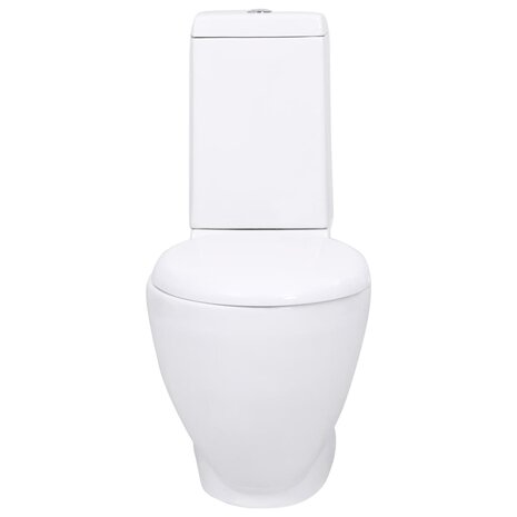 Toilet rond afvoer onder keramiek wit 2