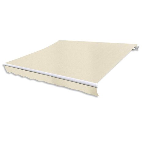 Luifel gemotoriseerd uitschuifbaar 400 cm crème 1