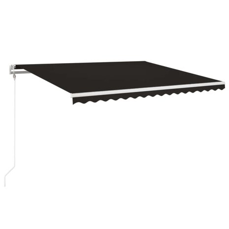 Luifel automatisch met LED en windsensor 400x350 cm antraciet 2