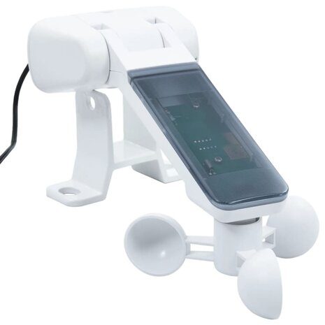 Luifel automatisch met LED en windsensor 500x300 cm geel en wit 6