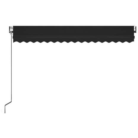 Luifel automatisch met LED en windsensor 400x350 cm antraciet 4