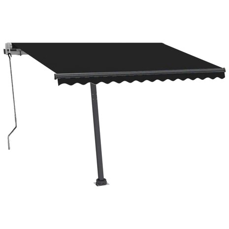 Luifel automatisch met LED en windsensor 300x250 cm antraciet 2