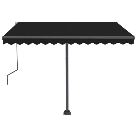 Luifel automatisch met LED en windsensor 300x250 cm antraciet 4