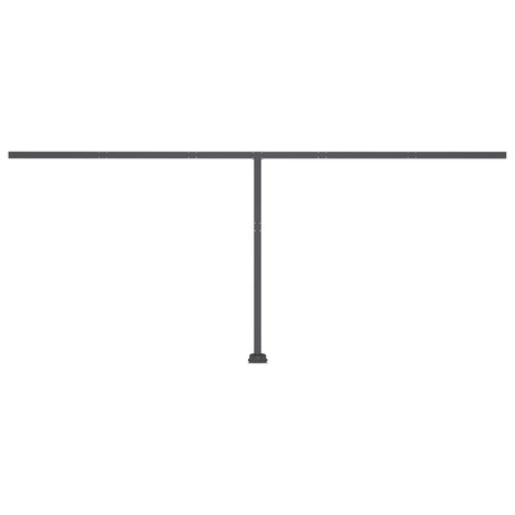 Luifel automatisch met LED en windsensor 500x300 cm geel en wit 7