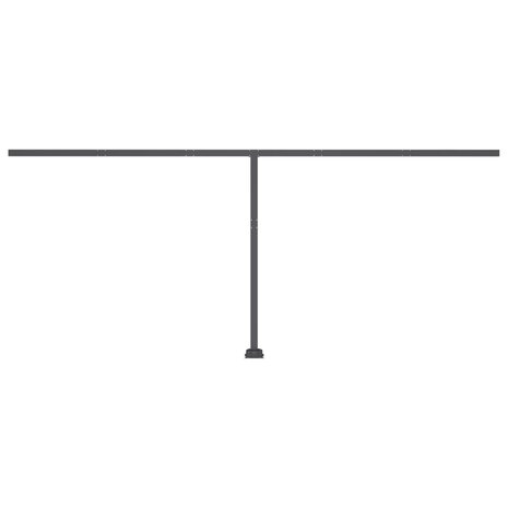 Luifel automatisch met LED en windsensor 600x300 cm blauw wit 7