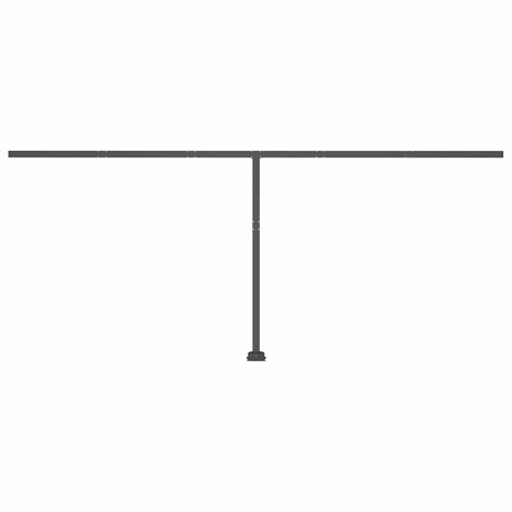 Luifel automatisch met LED en windsensor 600x300 cm crèmekleur 7