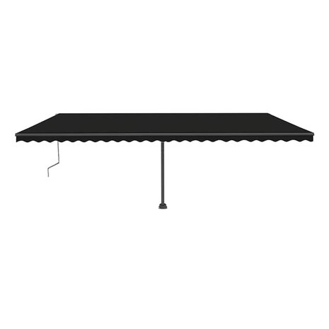 Luifel automatisch met LED en windsensor 600x300 cm antraciet 2
