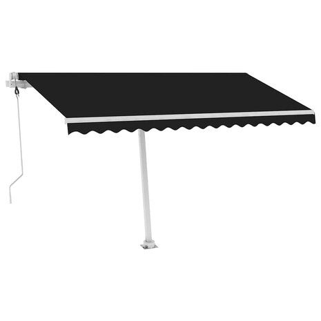 Luifel vrijstaand automatisch 400x300 cm antracietkleurig 2