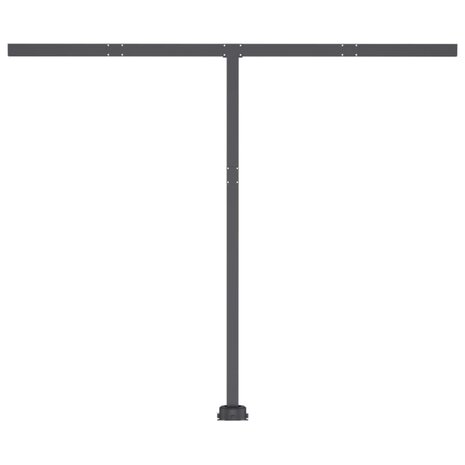 Luifel vrijstaand handmatig uittrekbaar 350x250 cm blauw en wit 8