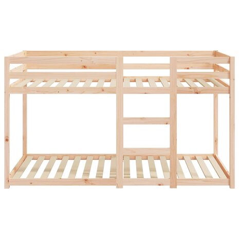 Stapelbedframe zonder matras massief grenenhout 90x190 cm 5
