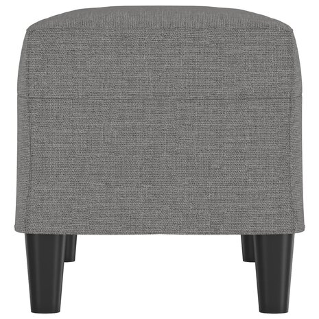 Bankje 70x35x41 cm stof donkergrijs 4