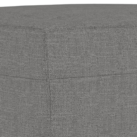 Bankje 70x35x41 cm stof donkergrijs 5