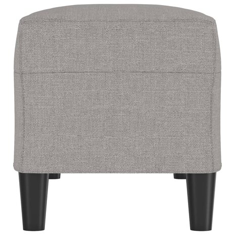 Bankje 100x35x41 cm stof lichtgrijs 4