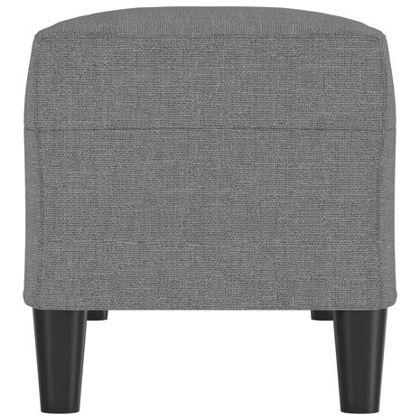 Bankje 100x35x41 cm stof donkergrijs 4
