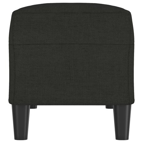 Bankje 100x35x41 cm stof zwart 4
