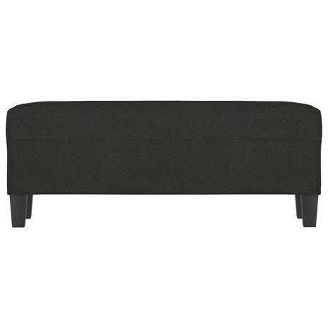 Bankje 100x35x41 cm stof zwart 3
