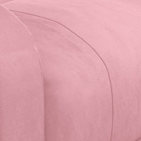 Massagestoel fluweel roze 8