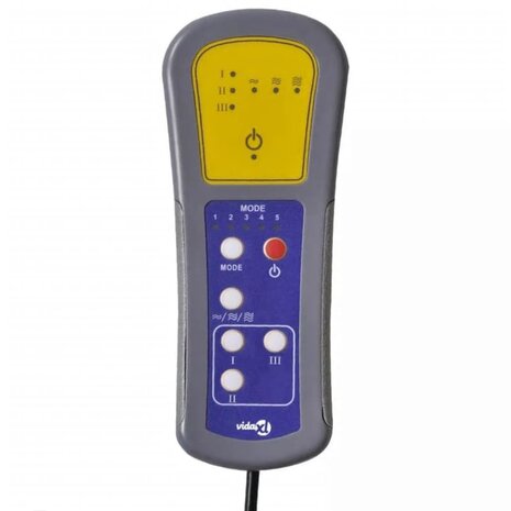 Massagestoel fluweel crèmekleurig 9