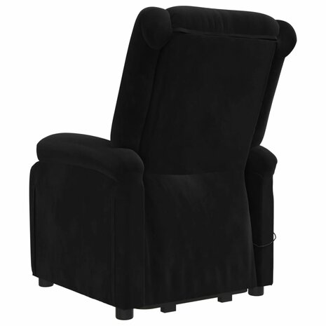 Sta-op-massagestoel fluweel zwart 6