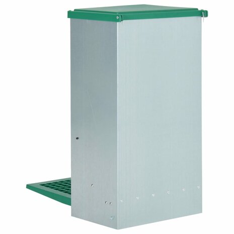 Pluimveevoerbak automatisch met pedaal 20 kg 5