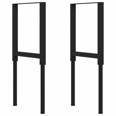 Werkbank rechthoekig 100x60x(73-99,5) cm massief beukenhout 5