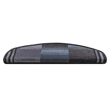 Trapmatten zelfklevend 5 st 65x21x4 cm zwart en grijs 3