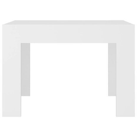 Salontafel 50x50x35 cm bewerkt hout wit 5