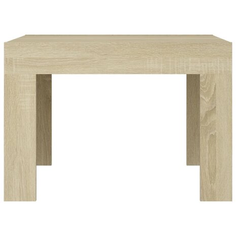 Salontafel 50x50x35 cm bewerkt hout sonoma eikenkleurig 5