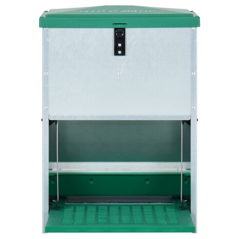 Pluimveevoerbak automatisch met pedaal 12 kg 3